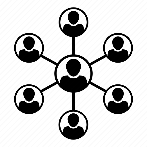 many circles with people inside connected to each other showing community or stay connected