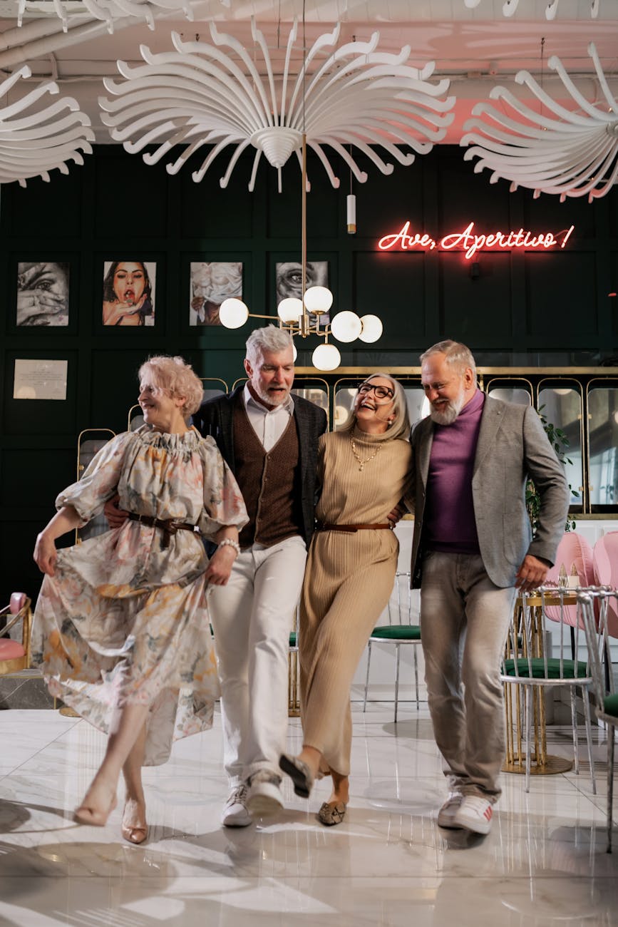 elderly people set out to explore the world